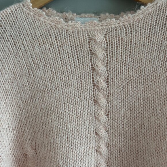 Vintage Fuzzy Pink Sweater - Picture 7 of 8